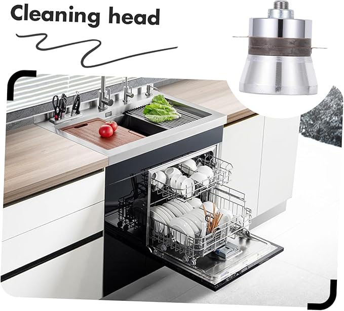 Ciieeo 60w Professional Dishwasher Cleaning Machine Ultrasonic Transducer Head Glass Stainless Steel Cleaner Sonic Parts Cleaner Industrial Grade