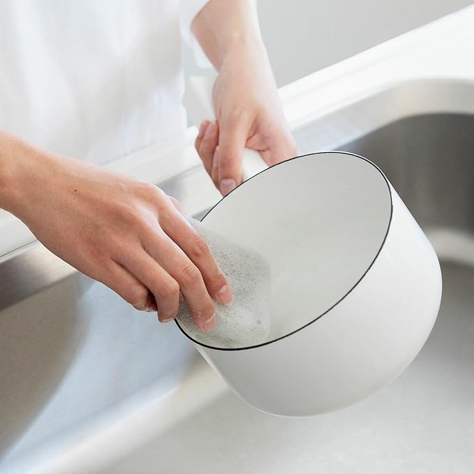 Kamenoko Sponge - Grey - Set of 6 - Kitchen Sponges for Cleaning Dishes and Pans - Odor-Resistant - Made in Japan