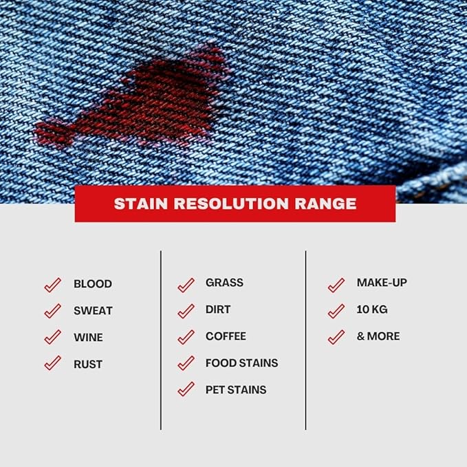 Emergency Stain Rescue Stain Remover Spray Powerful Peroxide Formula Clothes Carpets Upholstery Spray Cleaner Instantly Lifts Protein-Based Stains