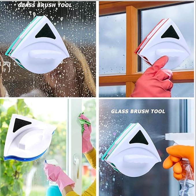 Window Cleaner Magnetic Magnetic Window Cleaner Home Double Sided Magnetic Glass Wiper Window Cleaner Tool for High Window Thickness 3-30Mm