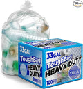 ToughBag 30-33 Gallon Clear Trash Bags (100 Count) Recycling Bag Garbage Can Liners – Clear Trash Bags 30+ Gallon - Made In USA
