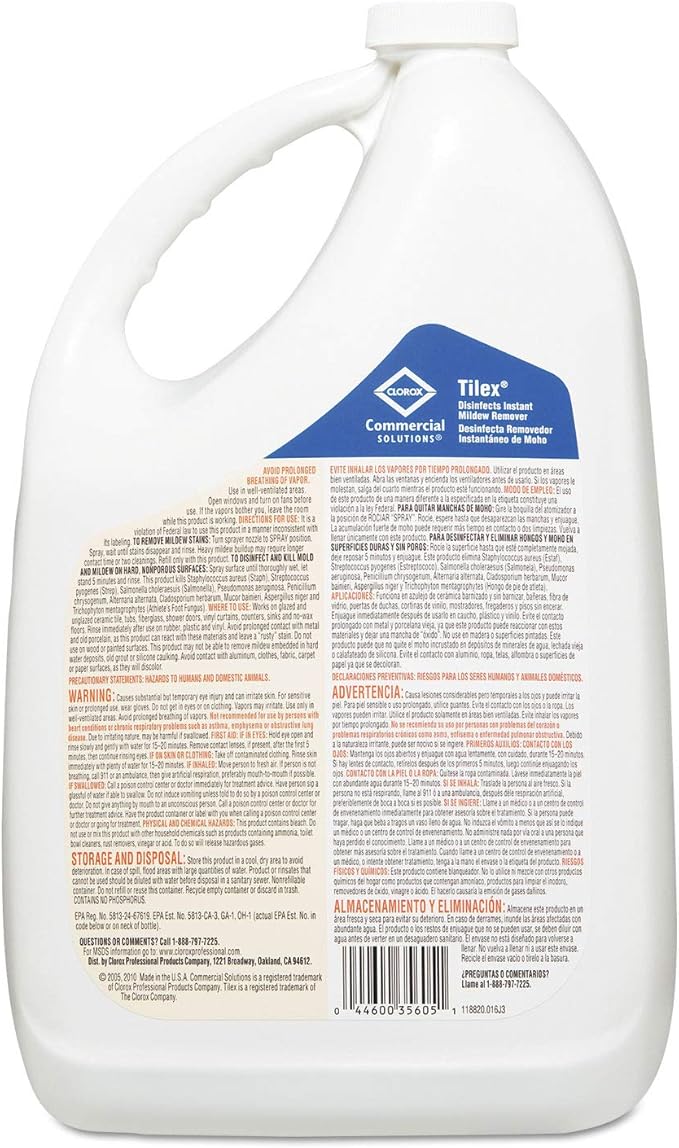 Tilex 35605 Tilex Instant Mildew Remover 1Gal 4/CT Clear
