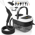 Steam Cleaner2500W Steamer for Cleaning 1.69 Quarts Large Capacity TankTemperature steamer for HomeCarkitchensCamping （White)