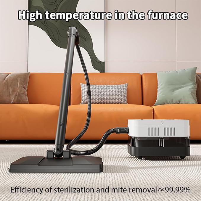Steam Cleaner with 24 Accessories Steam Mop with 5M Extra-Long Power Cord for Home Chemical-Free Heavy Duty Steamer for Cleaning Floors Tile kitchen Grout and Car (White)