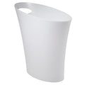 Umbra 2 gal. White Skinny Wastebasket