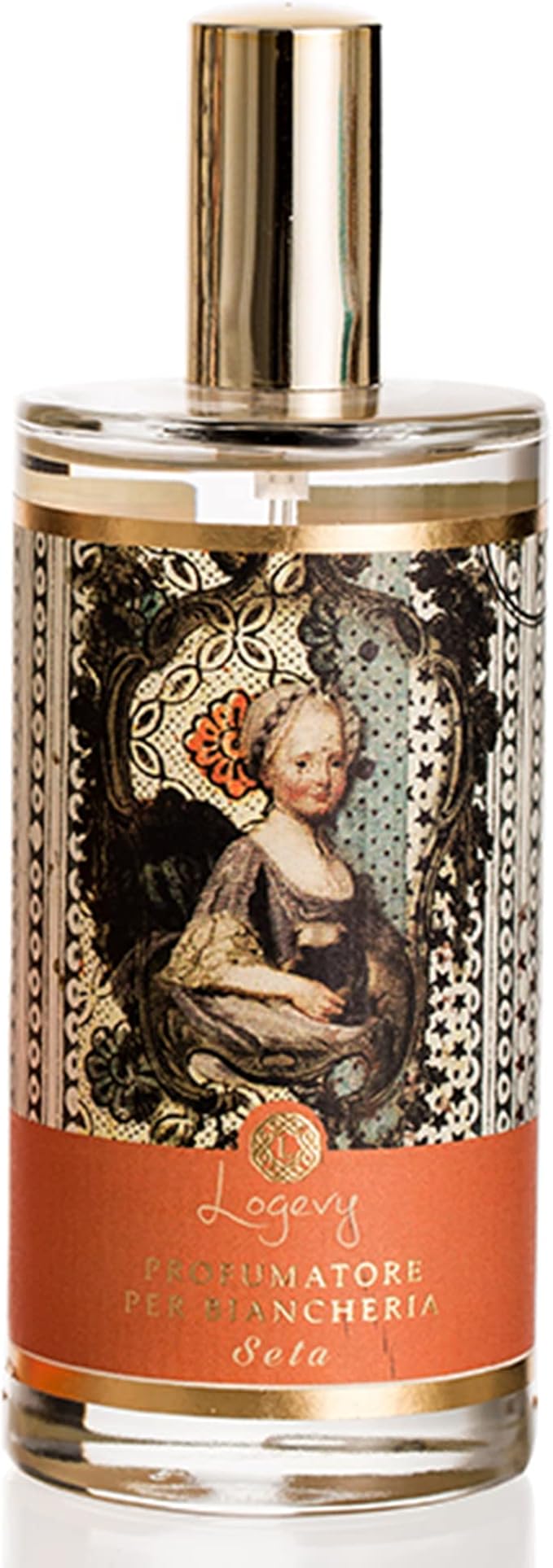 Logevy Firenze 1965 Seta – Linen Fragrance Spray for Silk Fabric from Master Perfumer in Italy with Floral Notes to Luxuriously Freshen Sheets Cushions Curtains Clothing Drawers &amp more – 100m