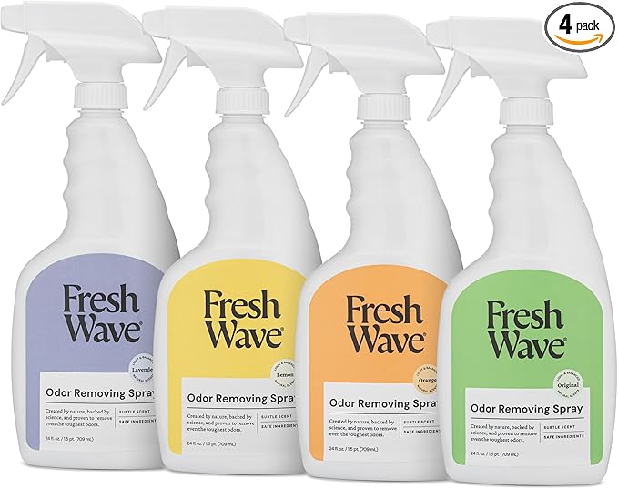 Fresh Wave 4-Pack Scent Odor Eliminator Spray &amp Air Freshener 24 fl. oz.