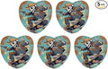 5PCS Car Air Freshener Hanging Personalized Double Sided Skull Cowboy Car Fresheners Long Lasting New Cars Scents Cute Automotive Freshies for Closets Drawers (tea)