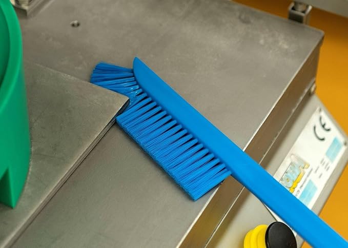 Vikan 41973 Ultra-Slim Cleaning Brush with Long Handle 23.62 Medium Blue