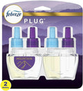 Generic F.e.b.r.e.z.e Odor-Fighting Fade Defy Plug Air Freshener (2) of 0.87 fl oz Refills (Moutain) Clear