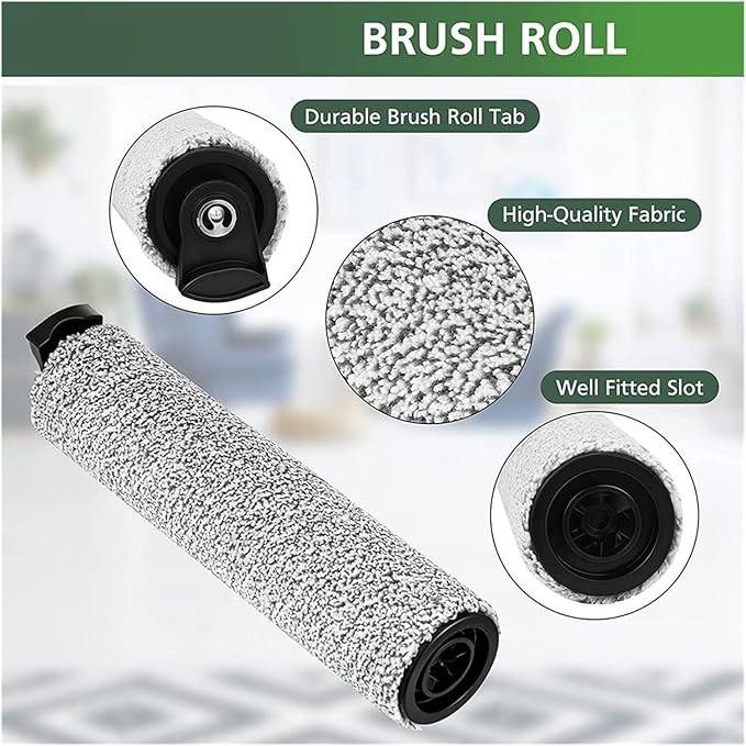 Cordless Wet Dry Floor Washer Handheld Vacuum Soft Roller Brush Hepa Filter SpareCompatible for TINECO IFloor 3 / Floor One S3