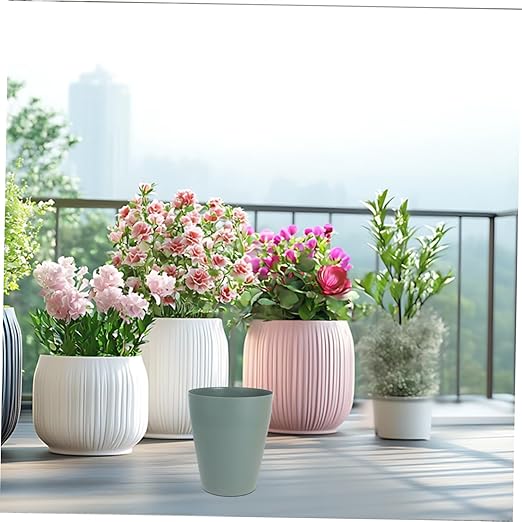 VOSAREA 3Pcs Small Plastic Garbage Can Lidless Rubbish Bins for Home Office Bedroom Practical Wastebasket for Easy Waste Management Stylish