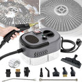 Portable Cleaning Steam Machine 2500W Handheld Steam Cleaner with 1200ML Water Tank 6 Wind Speed Adjustment and 105℃ High Temperature Steam 15 Seconds Quick Heating for Kitchen Furniture
