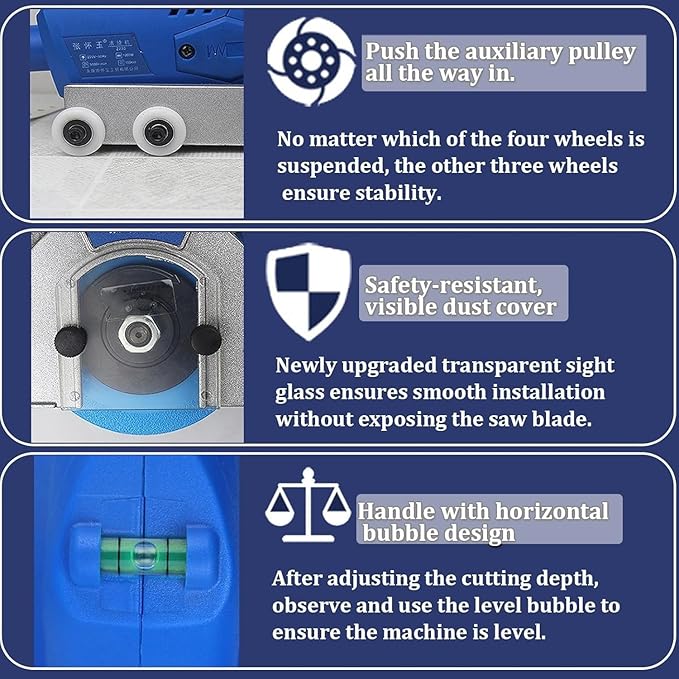 Electric Tile Grout Cleaner ToolGrout Removal Tool ElectricPortable Electric Grout Removal MachineCaulk Removal Tool Kit with 9000RPM&ampDiamond Blade for Ceramic Tile Repair and Regrouting