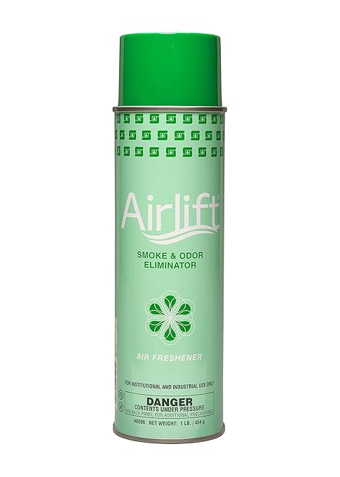 Spartan Airlift Smoke &amp Odor Eliminator - 16 oz. Net Wt 12/cs