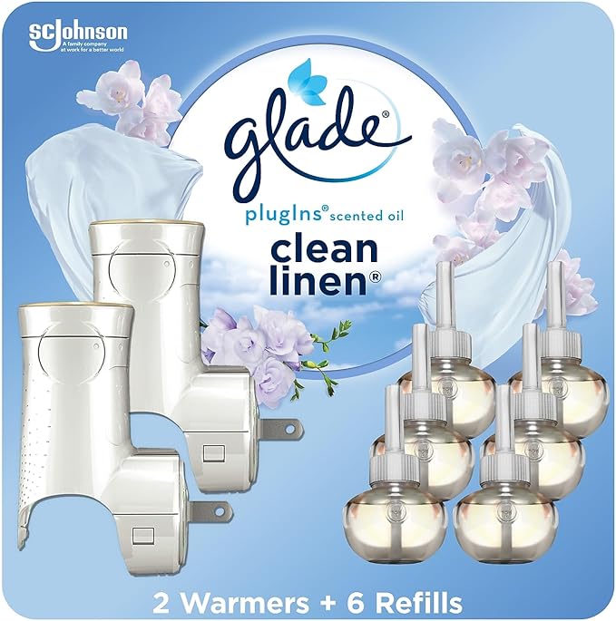 Glade PlugIns Scented Oil &amp Holders Clean Linen 0.67 (319963)