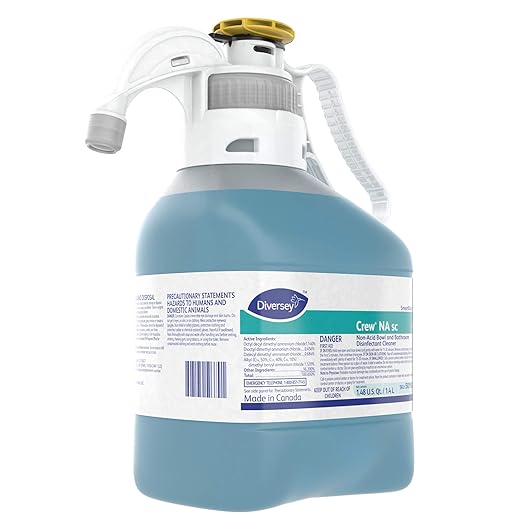CREW Diversey Non-Acid Bowl And Bathroom Disinfectant Cleaner Floral 47.3 Oz 2/carton