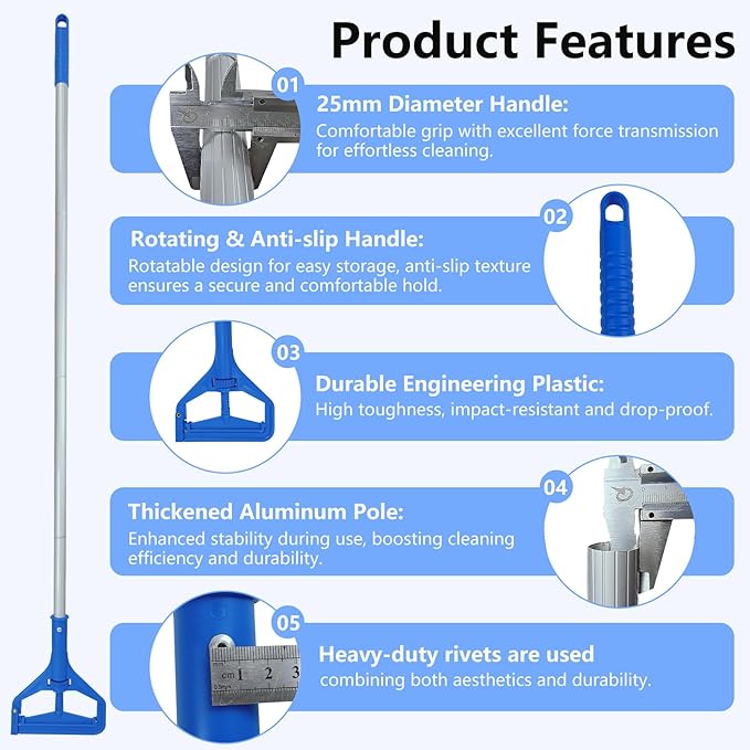 mop Stick mop Holder Replacement mop Stick mop Handle Commercial mop Commercial mop Handle Heavy Duty mop Handles Heavy Duty Commercial mop Head Replacement and Handles