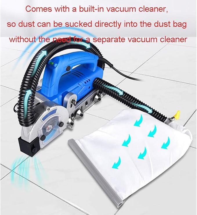 Electric Seam Cleaning Machine1200W Electric Ceramic Tile Cleaning Machine Caulking Tool Kit for Tiles Gap