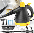 Handheld Steam Cleaner - 275°F High-Temp Fast Heating Multi-Surface Steamer for Cleaning 100% Chemical-Free Pet Safe Portable Steam Cleaner for Home/Bath/Window/Car Detailing/Upholstery/Couch/Grout