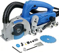 1200W Electric Tile Grout Remover Machine with Self-Vacuuming 9000 RPM Floor Tile Gaps Slot Tool for DIY Regrouting and Cleaning Old Cement Between Ceramic Tiles(Machine+2.7mm Seam Cleaning