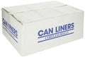 Spectrum C334016N HDPE Institutional Trash Can Liner 33 gallon Capacity 40 Length x 33 Width x 16 micron Thick Natural (Case of 250)