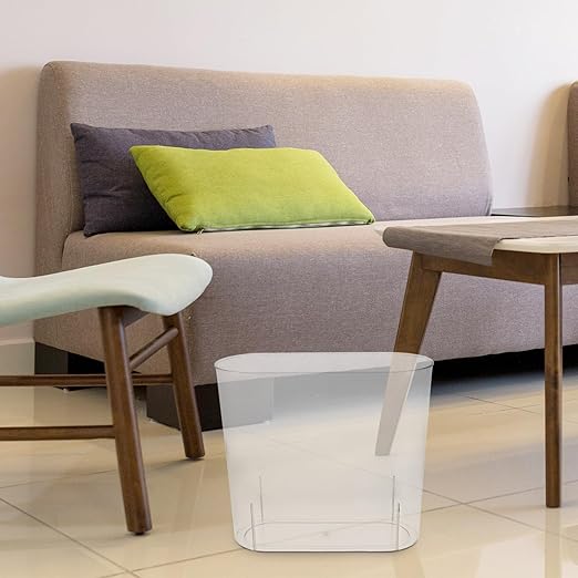 Trash Can 31.5X14X28.5Cm Plastic Garbage Bin Container for Bathroom Bedroom Open Top Multi-Function Wastebasket