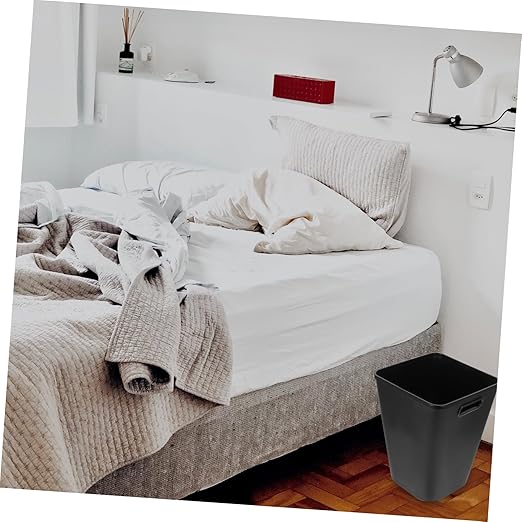 PRETYZOOM Enhanced Capacity Trash Can Kitchen Waste Basket Office Wastebasket Bin Bathroom Accessories Garbage Bin