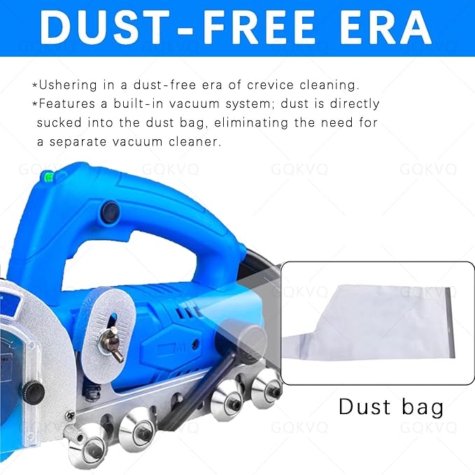 Professional Grout Removal Machine9000r/min Tile Joint Cleaner Tile Joint Cleaning MachineFloor DIY RegroutingTile Grout Remover Machinewith 100mm Blade