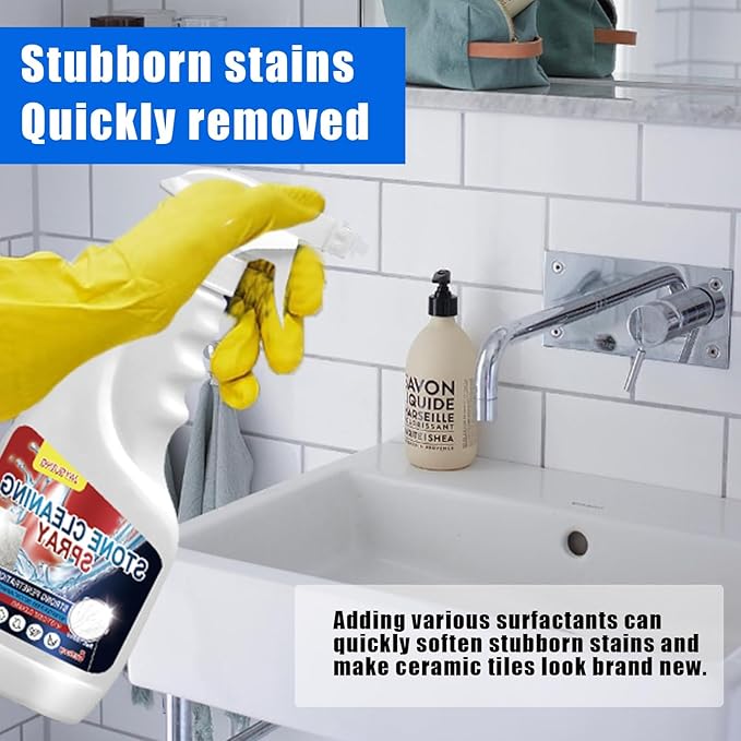 Ceramic Stone Crystal Coating Agent &amp Stain Remover - Kitchen Marble Tile Cleaner For Stain Removal Scratch Repair Brightening &amp Antioxidation(2PCS)