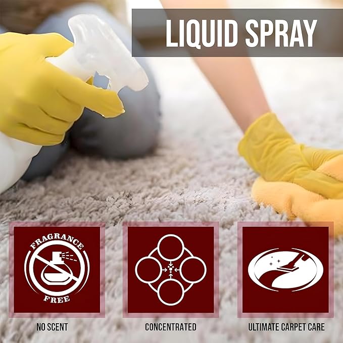 General Chemical Carpet &amp Fabric Protectant - Stain Shield for Carpets Rugs Drapes Upholstery &amp More - Rug Guard 5818 - Ultra Concentrated Fabric Protector Spray - 4 Gallon Case