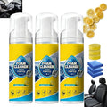 Powerful &amp Multipurpose Car Interior Foam Cleaner All-Purpose Rinse-Free Foam Cleaner Spray Car Seat Cleaner Spray Foam Deep Penetration Rich Foaming Stain Remover (3PCS 150ML)