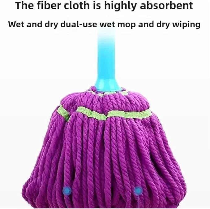 Rotating Mop Microfiber Squeeze MopWet Mop Fit For HardwoodTile &amp Floor Cleaning