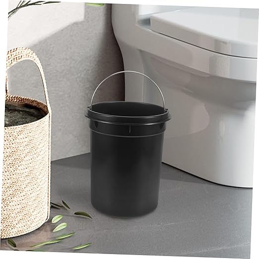 Trash Can for Office and Home Wastebasket Simple Design for Bedroom Bathroom Kitchen and Outdoor Use No Lid Convenient Waste