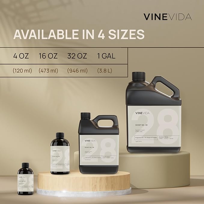 VINEVIDA Fresh Linen Fragrance Oil for Cold Air Diffusers - 16 Fl Oz - Essential Oils for Diffuser Oil Refill &amp Air Freshener Room Spray