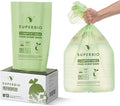 SUPERBIO 13 Gallon Compostable Kitchen Waste Bags 50 Count 1 Pack Flat top Food Scrap bags Certified by BPI and OK compost INDUSTRIAL 49.2L 0.87 Mil