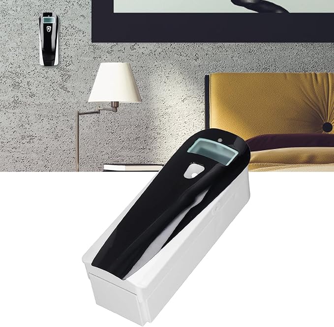 Wall Mounted Automatic Scent Dispenser Fragrance Enhancer Air Freshener Machine with LCD Display Programmable Timer for Home and Office Black