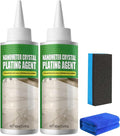 Nano Crystal Coating Agent For Tile &amp Furniture Nano Meter Crystal Plating Agent Quartz Marble Stone Polish Cleaner Long-Lasting Polishing Fast Drying (2Pcs)
