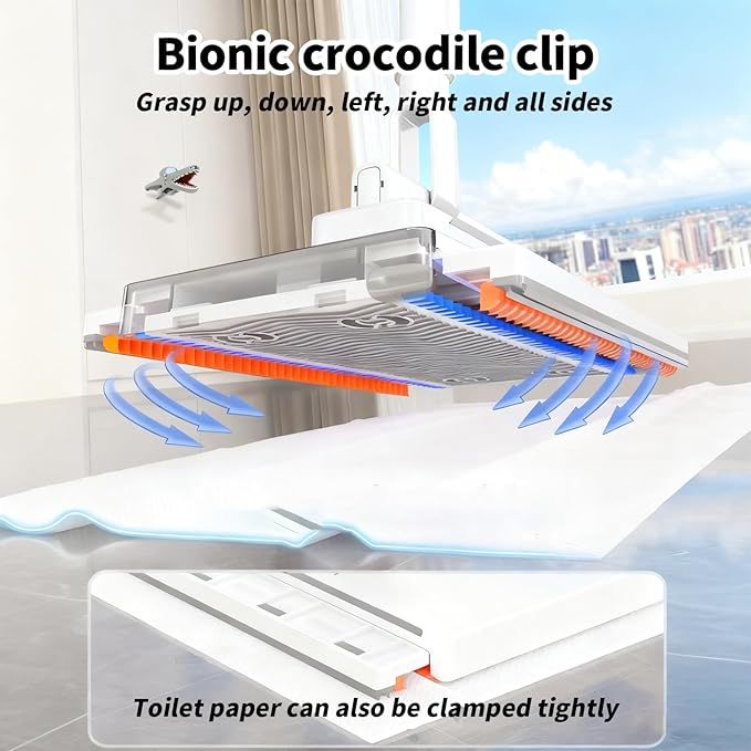 Snap Grip Mini Mop Cloth Changing Mini Mop 39 Inch Zero Touch Disposable Lazy Mops with 5 Refill Cloths Wash-Free Minis Mops for Wet/Dry Floors Tile Corners Home Kitchen Cleaning Essentials (1)