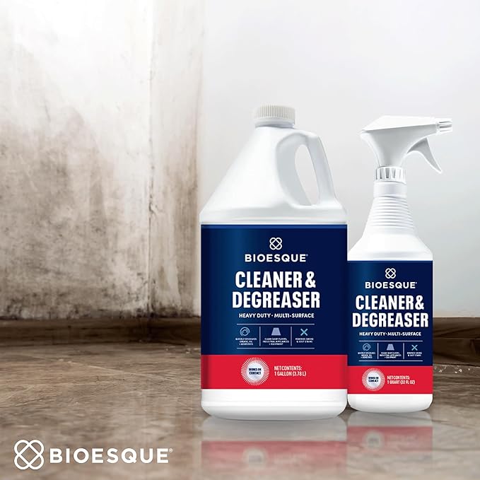 Bioesque Heavy Duty Multi-Surface Cleaner &amp Degreaser Concentrated Professional Formula 1 Gallon (Pack of 1)