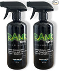 Sports Odor Eliminator: Banish Body &amp Sweat Odor From Sports Gear Yoga Mats Gym Bag Shoes Helmets Cleats etc! Safe Boxing Glove Spray &amp Hat Deodorizer - 2 16 oz Unscented Bottles