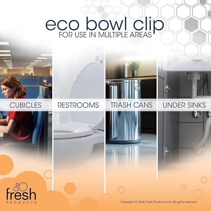 Fresh Products Eco Bowl Clip 2.0 Air Freshener Sample Pack (Box of 6)