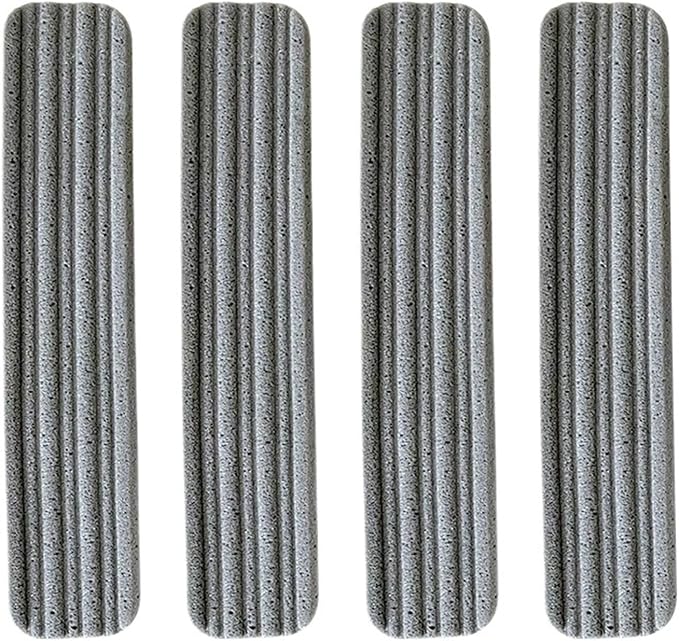 Window Cleaning Brush Glass Wiper for Long Handle Brush Window Cleaner with Water Collection Home Cleaning Tools ﻿(4Pcs Cloth)
