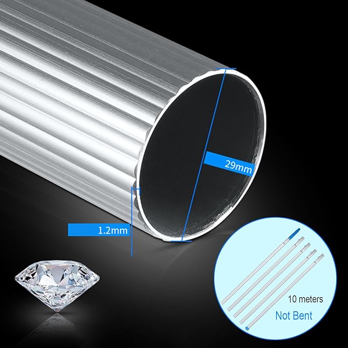 Window Cleaner Tool Solar Panel Cleaning Brush and Pole Adjustable 360° Rotatable Water Supply Brush Head for Photovoltaic Cleaner Glass Cleaning Brush Solar Panel Cleaning.