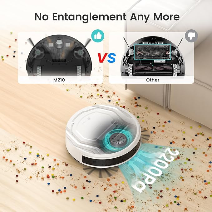 Lefant Robot Vacuums 2200Pa Strong Suction 120 Min Runtime