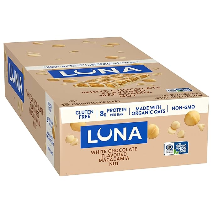 Clif Bar Luna White Chocolate Macadamia 15 Count 25.35 Ounce