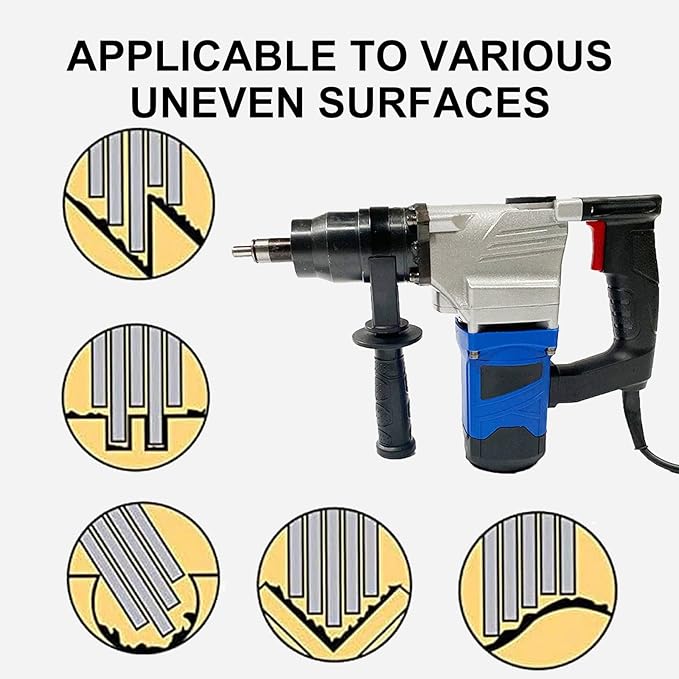 1100W Industrial Electric Descaling Gun 110V/220V Electric Rust Removal Machine Welding Slag Cleaner Cleaning Machine for Stairs Iron Fence Dock110V