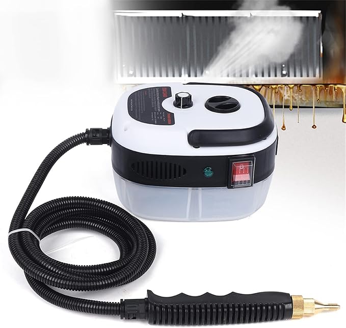 Gdrasuya10 110V Portable High Pressure Steam Cleaner 2500W Handheld 3-5Bar High Temperature Steam Cleaner for Cars Kitchen Restaurants