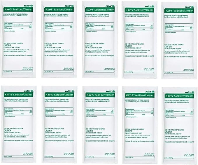 Supply Depot Compatible with Kay 5 Chlorinating Cleaning Powder Lot of 10 1 oz Packets