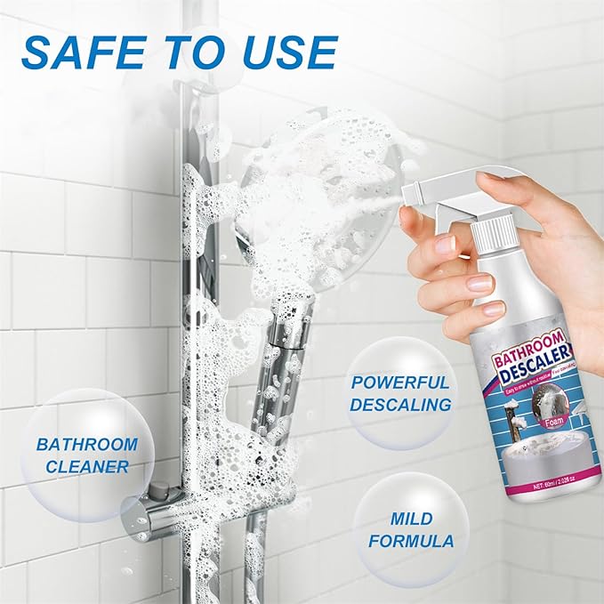 VIED Bathroom Descaler Cleaner Bathroom Descaler Stubborn Stains Cleaner Bathroom Descaler Foam Cleaner (3)
